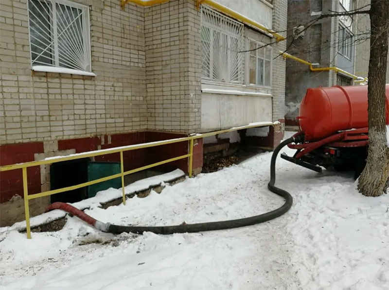 Откачка воды из гаража  Москва